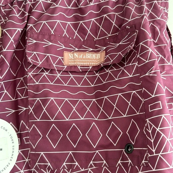 Sun Of A Beach NWT Men’s Swim Trunks Size M